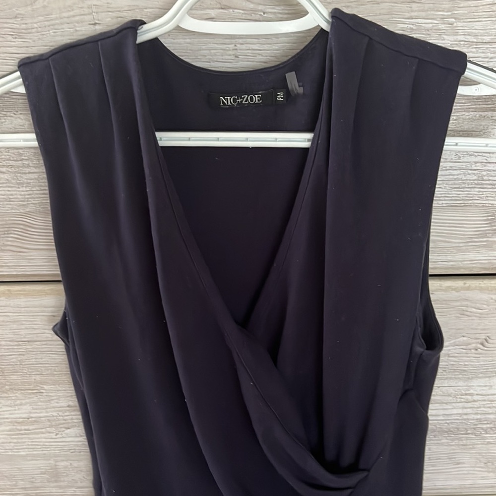 Nic+Zoe Dark Blue Dress